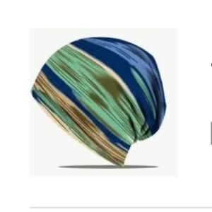 Striped Multicolor Slouchy Super Soft  Beanie